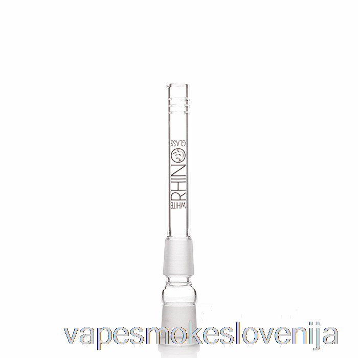 Vape Petrol White Rhino 19/19 Glass Downstem 4.5inch